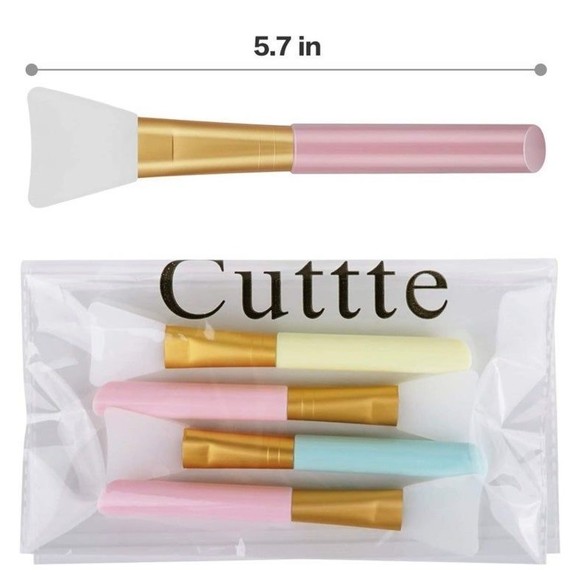 Cuttte - Set of 4 Beauty Mask Brushes - Silicone - Picture 5 of 6